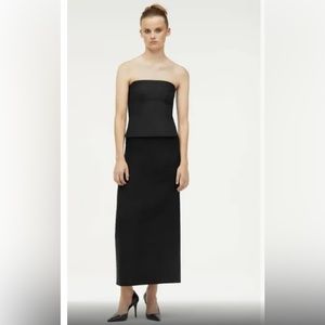 ZARA Narciso Rodriguez wool maxi skirt